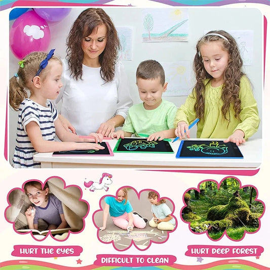 Writing LCD Drawing Multicolor Tablet