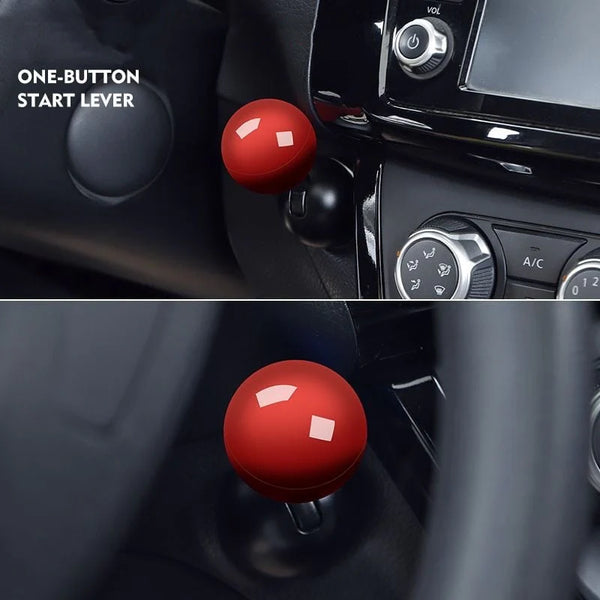Car start handle for easy engine ignition and vehicle starting.